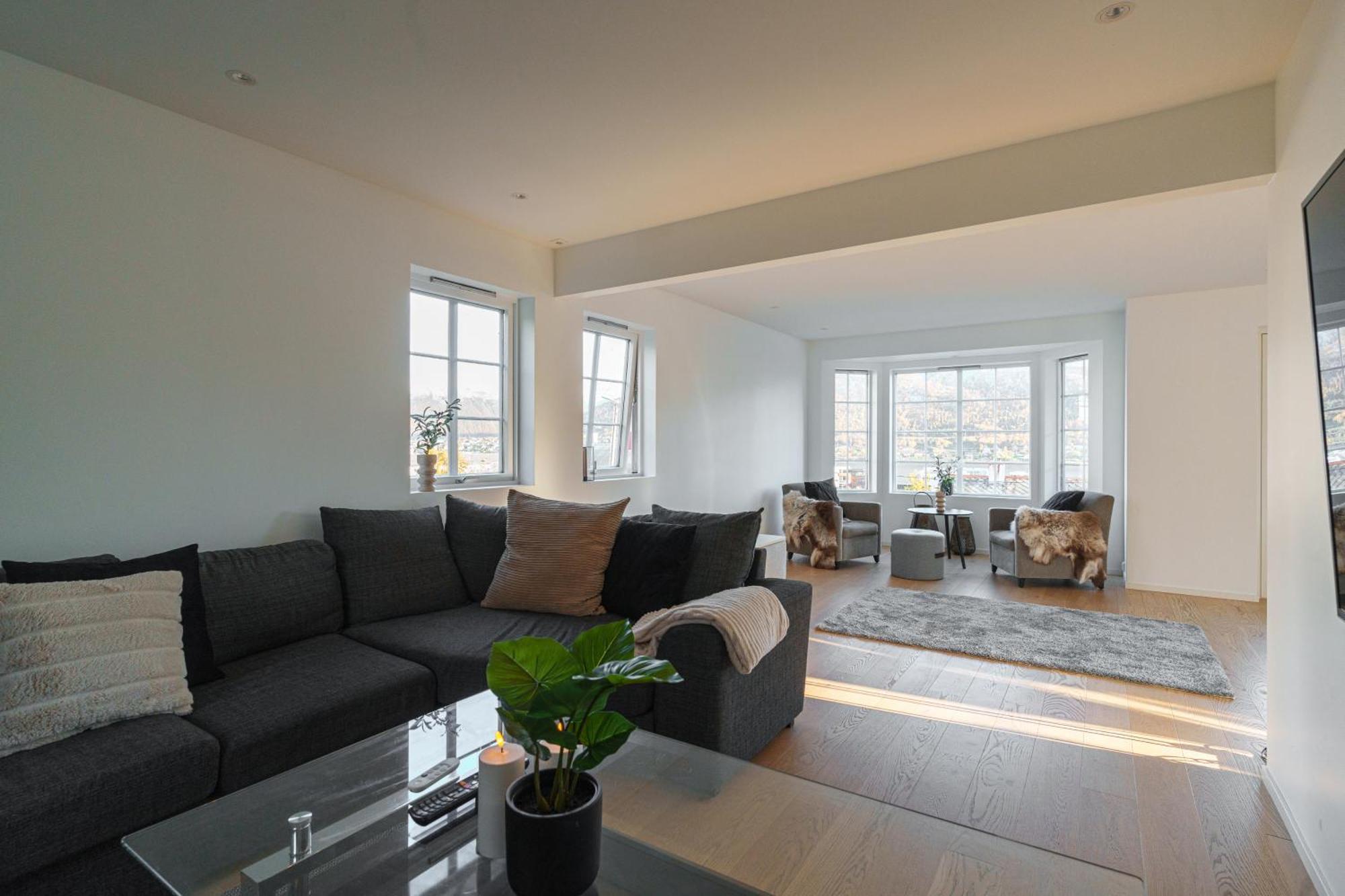 特罗姆瑟Modern House With Great View!公寓 外观 照片