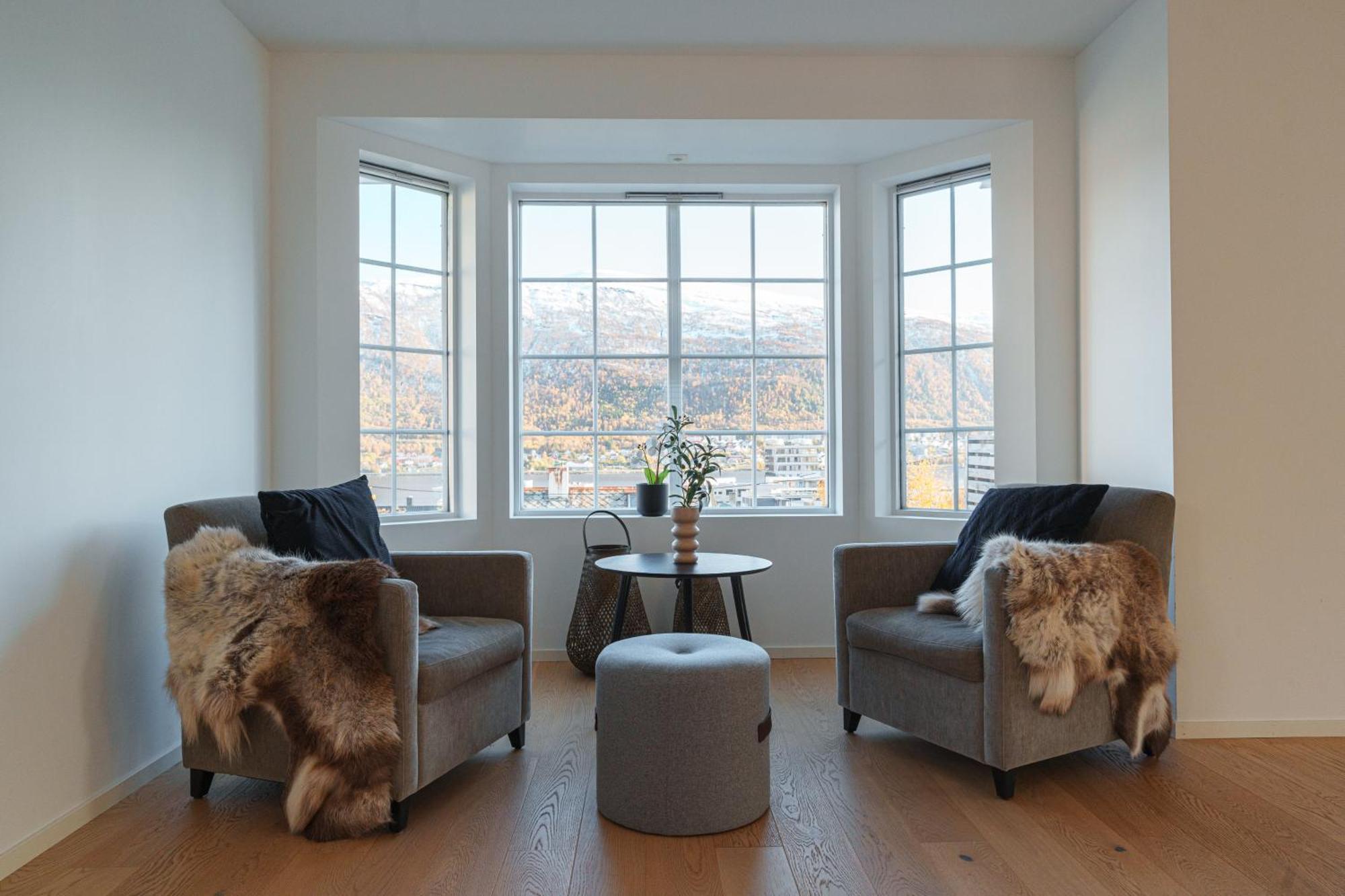 特罗姆瑟Modern House With Great View!公寓 外观 照片